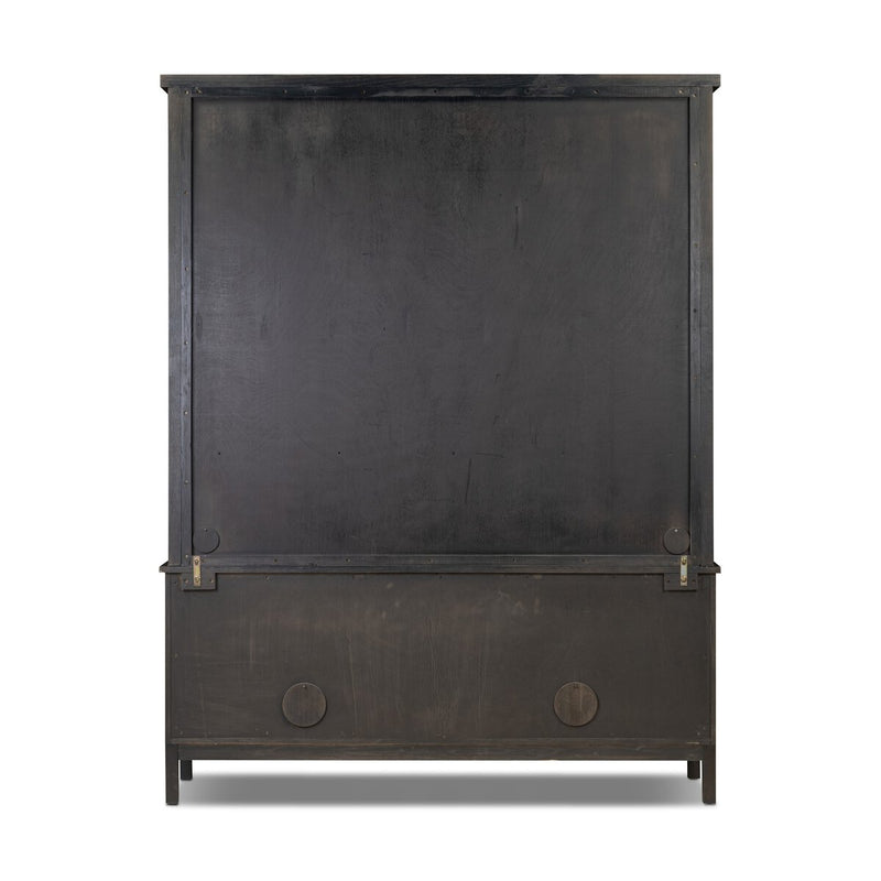 Alessio Bookcase - Smoked Black