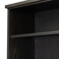 Alessio Bookcase - Smoked Black