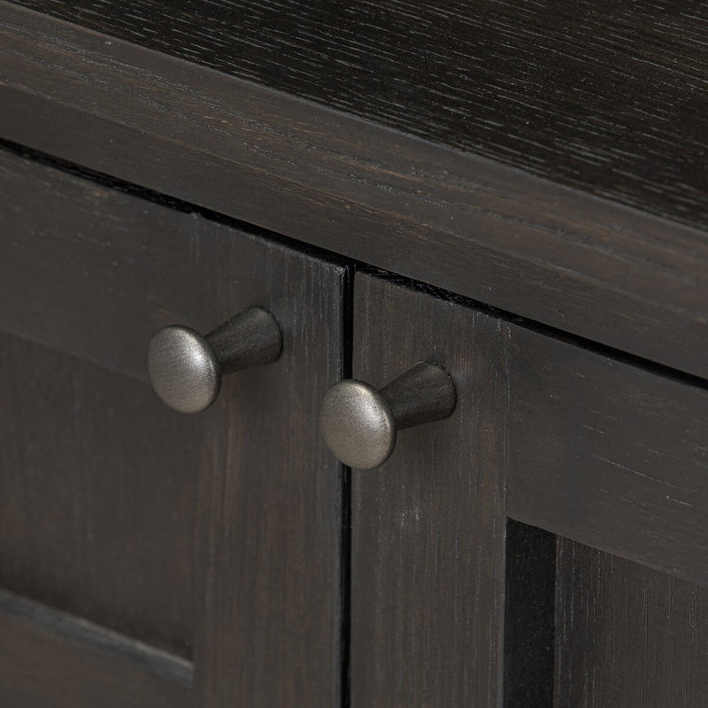 Alessio Bookcase - Smoked Black