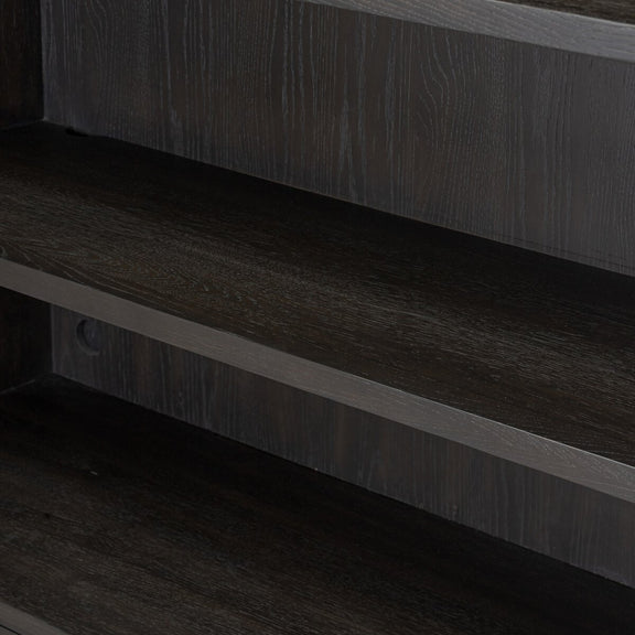 Alessio Bookcase - Smoked Black