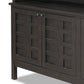 Alessio Bookcase - Smoked Black