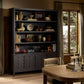 Alessio Bookcase - Smoked Black
