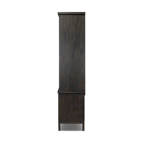 Alessio Bookcase - Smoked Black