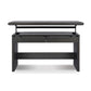Denton Standing Desk - Smoked Black Sungkai Veneer