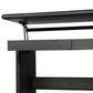 Denton Standing Desk - Smoked Black Sungkai Veneer