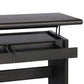 Denton Standing Desk - Smoked Black Sungkai Veneer