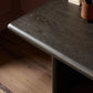 Denton Standing Desk - Smoked Black Sungkai Veneer