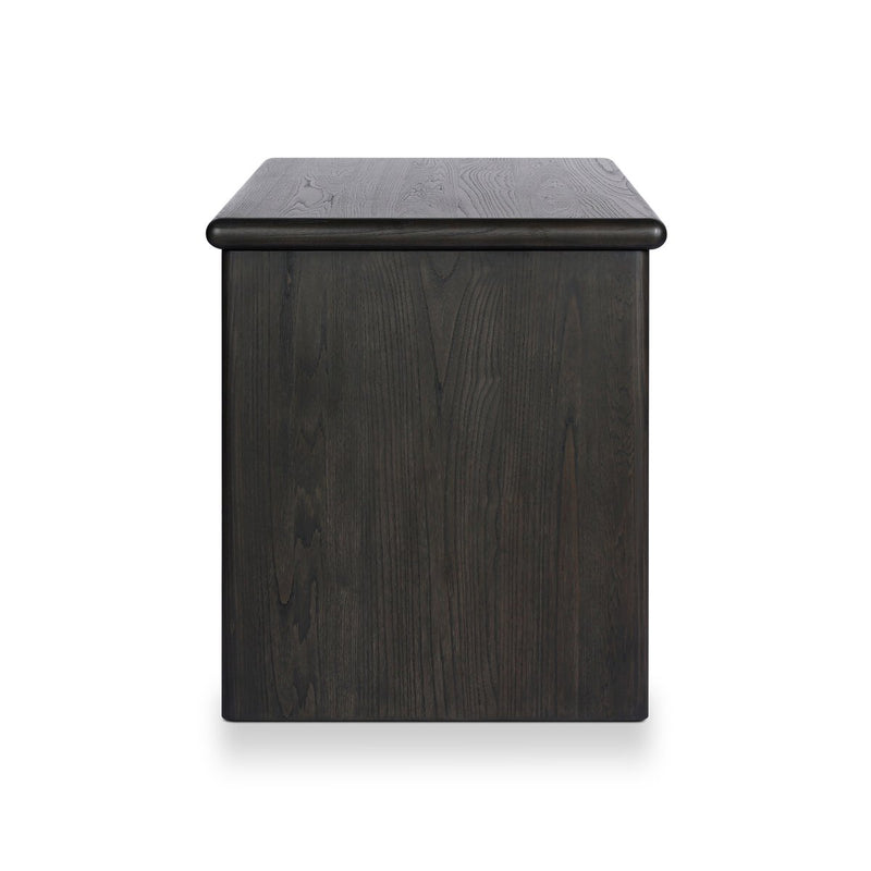 Denton Standing Desk - Smoked Black Sungkai Veneer