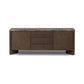 Lawson Media Console - Brown Oak Veneer
