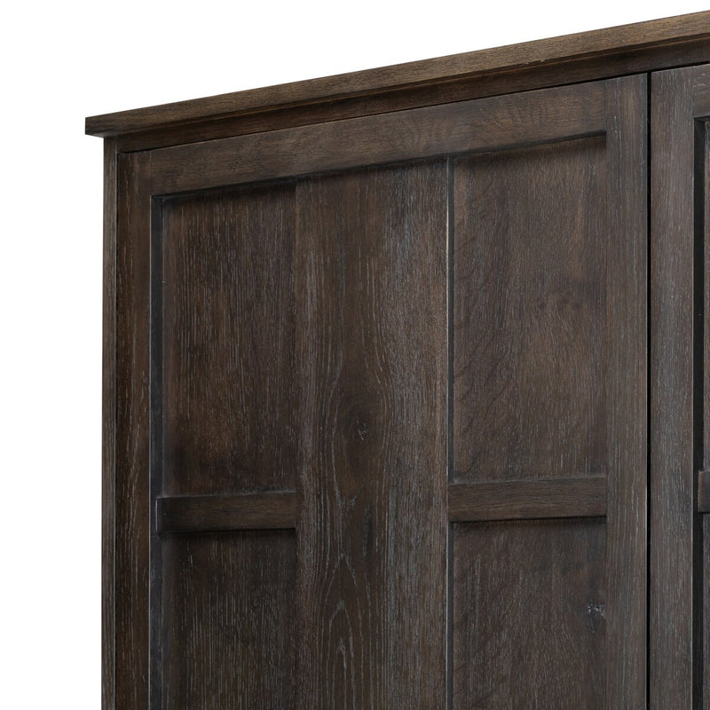 Alessio Cabinet - Smoked Black Veneer