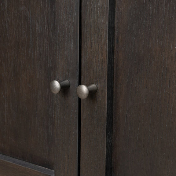 Alessio Cabinet - Smoked Black Veneer