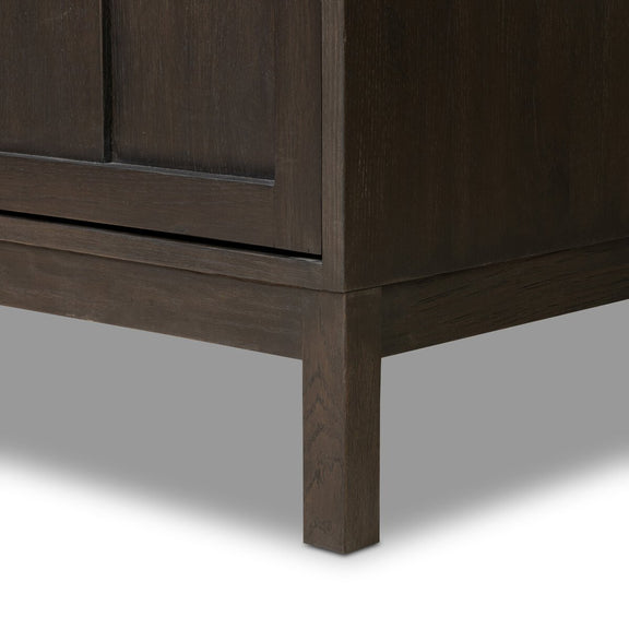 Alessio Cabinet - Smoked Black Veneer