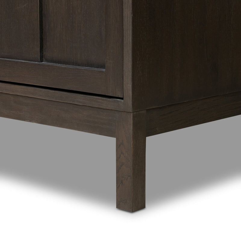 Alessio Cabinet - Smoked Black Veneer