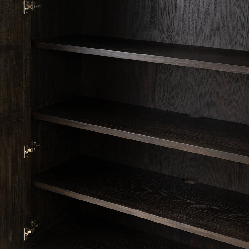 Alessio Cabinet - Smoked Black Veneer