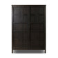 Alessio Cabinet - Smoked Black Veneer