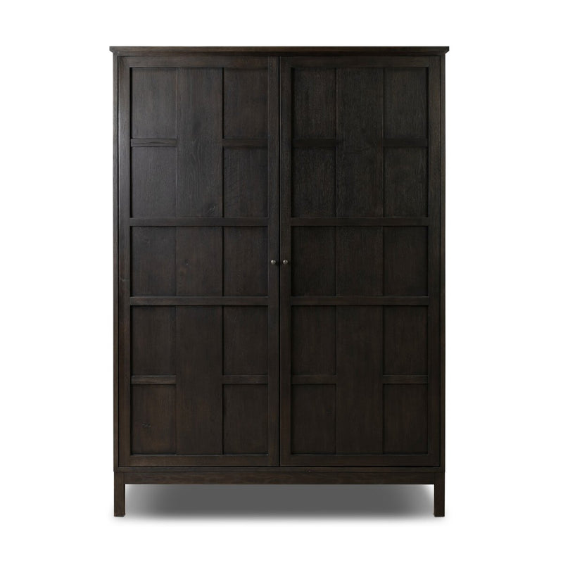 Alessio Cabinet - Smoked Black Veneer