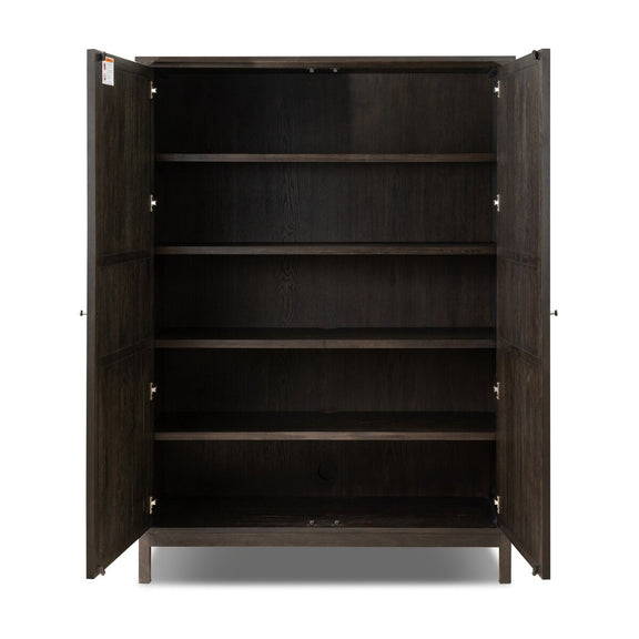 Alessio Cabinet - Smoked Black Veneer
