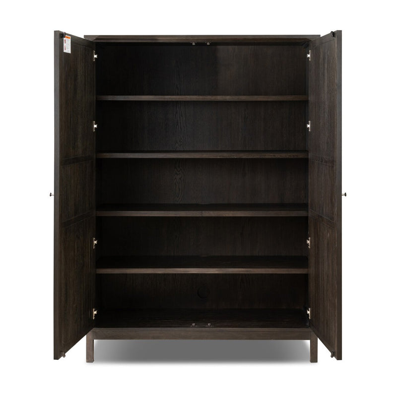 Alessio Cabinet - Smoked Black Veneer