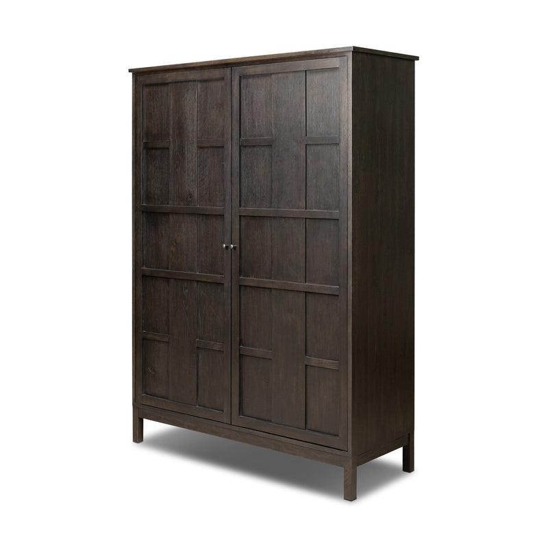 Alessio Cabinet - Smoked Black Veneer