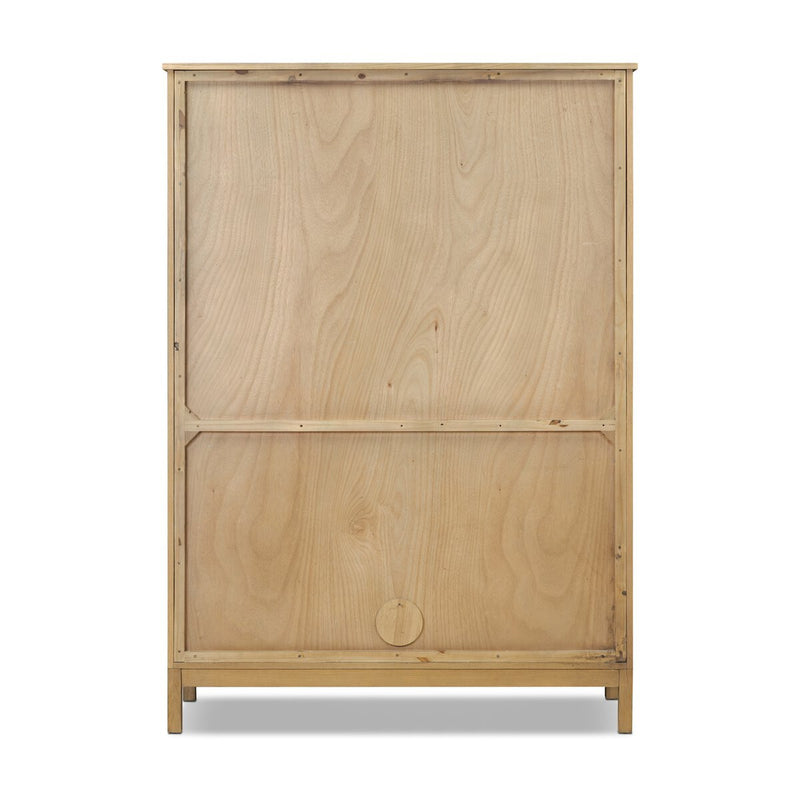 Alessio Cabinet - Aged Natural Oak Veneer