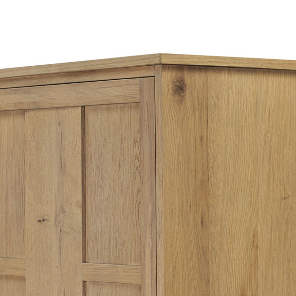 Alessio Cabinet - Aged Natural Oak Veneer