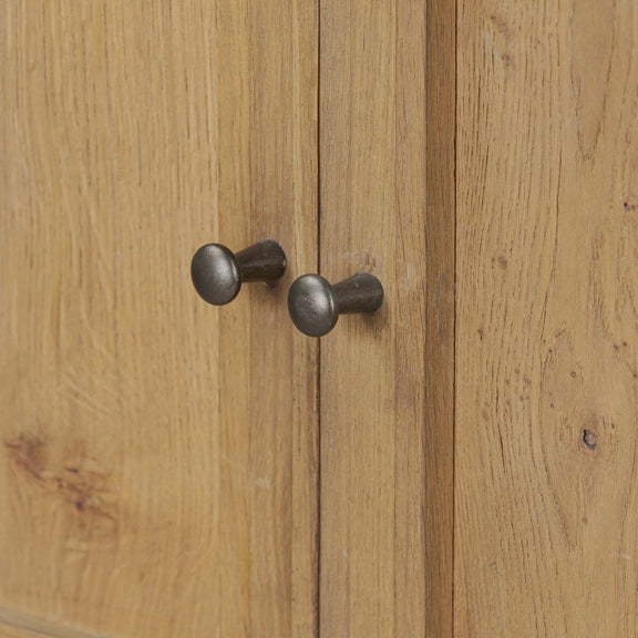 Alessio Cabinet - Aged Natural Oak Veneer