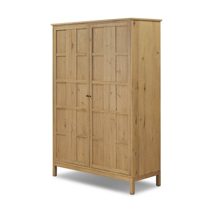Alessio Cabinet - Aged Natural Oak Veneer