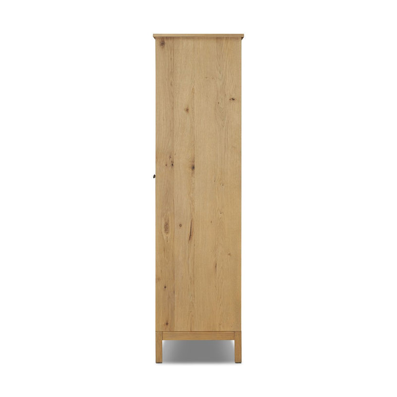 Alessio Cabinet - Aged Natural Oak Veneer