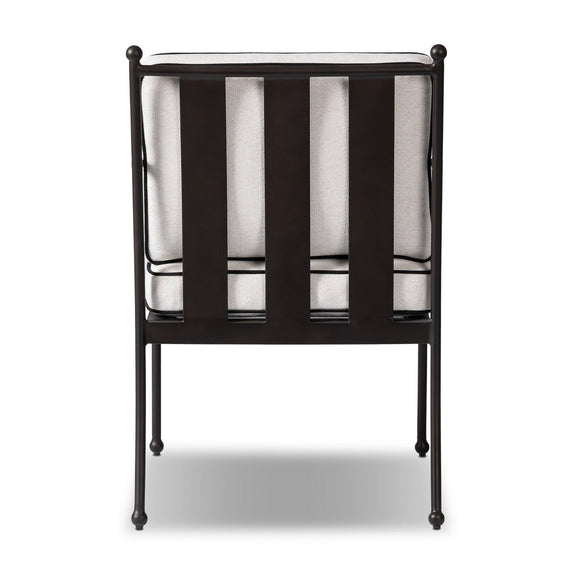 Tally Outdoor Dining Armchair - Alessi Linen