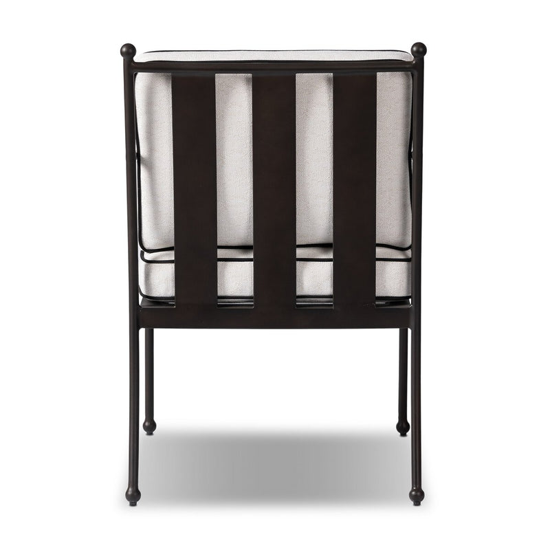 Tally Outdoor Dining Armchair - Alessi Linen