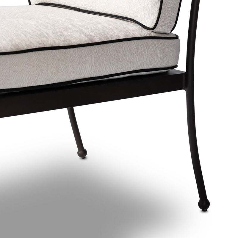 Tally Outdoor Dining Armchair - Alessi Linen