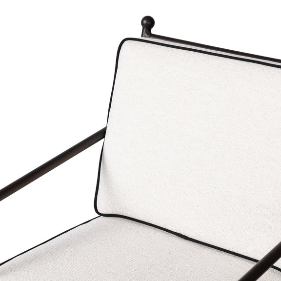 Tally Outdoor Dining Armchair - Alessi Linen