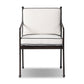 Tally Outdoor Dining Armchair - Alessi Linen