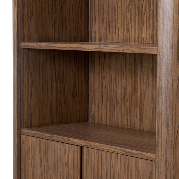 Limba Bookcase - Medium Brown Limba