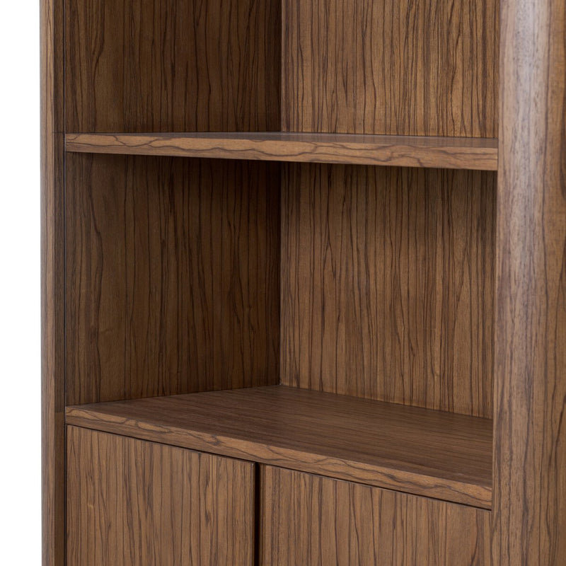 Limba Bookcase - Medium Brown Limba