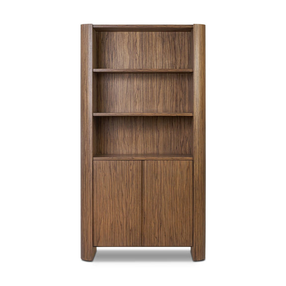 Limba Bookcase - Medium Brown Limba