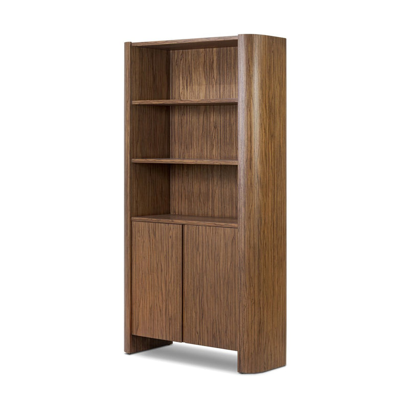 Limba Bookcase - Medium Brown Limba