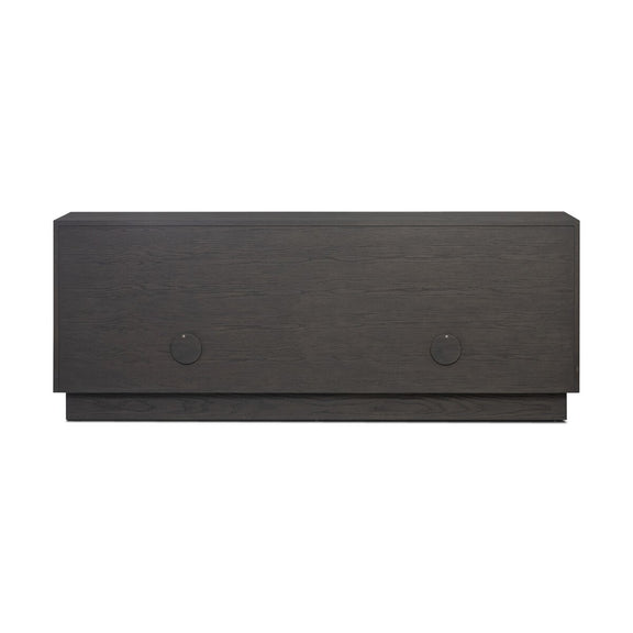 Swell Media Console - Dry Black Oak Veneer