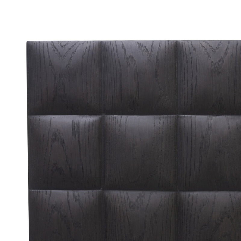 Swell Media Console - Dry Black Oak Veneer