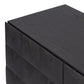 Swell Media Console - Dry Black Oak Veneer