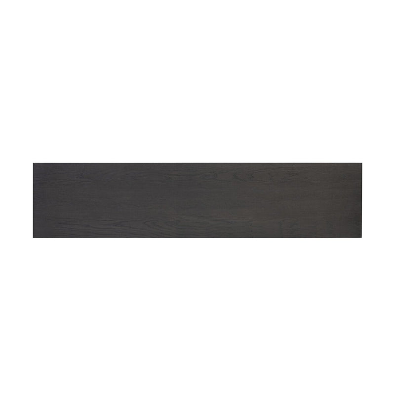 Swell Media Console - Dry Black Oak Veneer