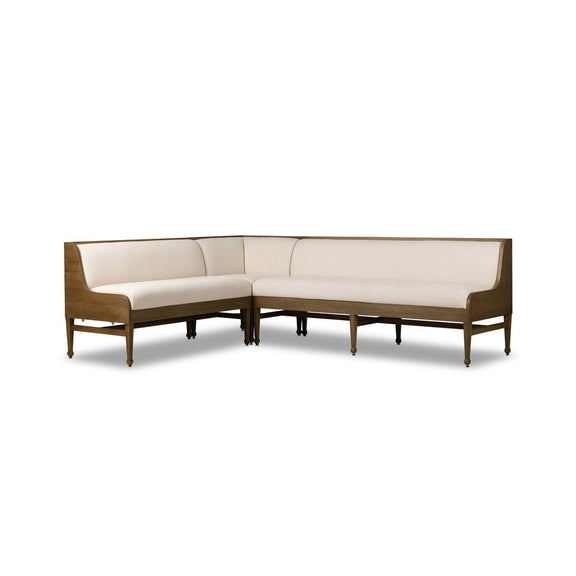 Priscilla Dining Banquette L Shape - Crypton Wayfarer Snow