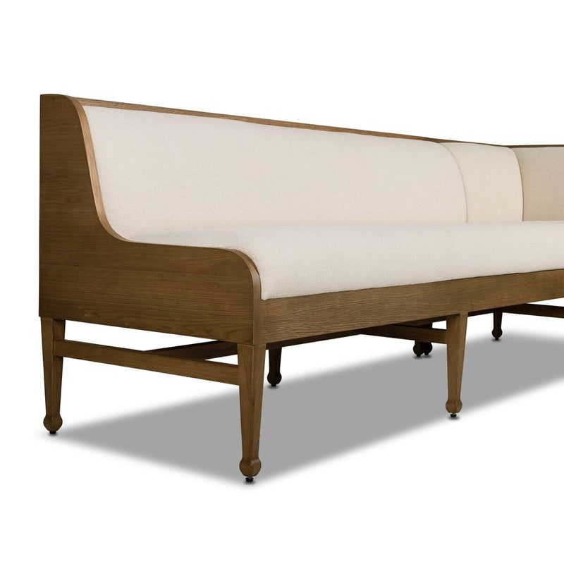 Priscilla Dining Banquette L Shape - Crypton Wayfarer Snow