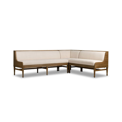 Priscilla Dining Banquette L Shape - Crypton Wayfarer Snow