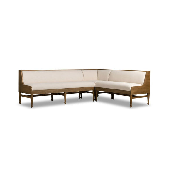 Priscilla Dining Banquette L Shape - Crypton Wayfarer Snow