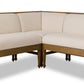 Priscilla Dining Banquette L Shape - Crypton Wayfarer Snow