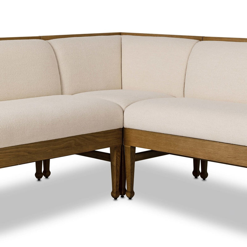 Priscilla Dining Banquette L Shape - Crypton Wayfarer Snow