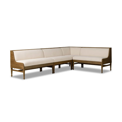 Priscilla Dining Banquette L Shape - Crypton Wayfarer Snow