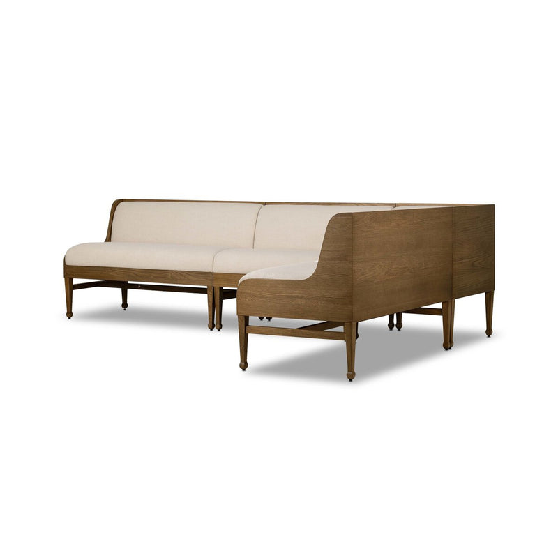 Priscilla Dining Banquette L Shape - Crypton Wayfarer Snow