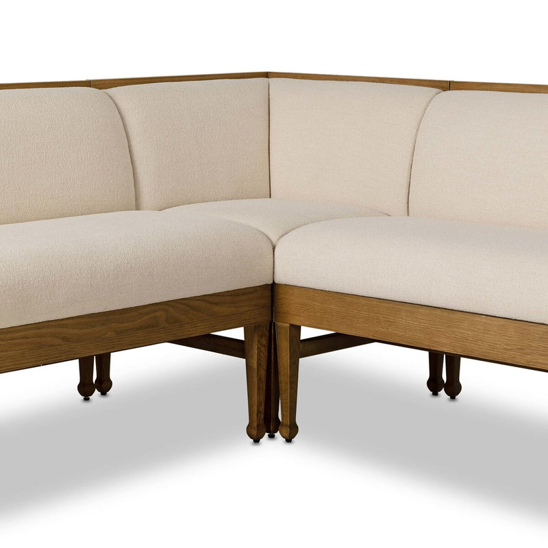 Priscilla Dining Banquette L Shape - Crypton Wayfarer Snow